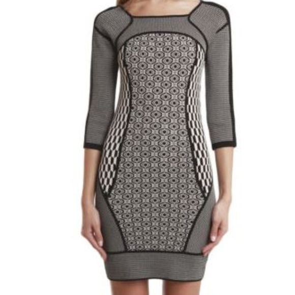 A.L.C. Dresses & Skirts - A.L.C Resort 2013 black white bodycon Knit Dress